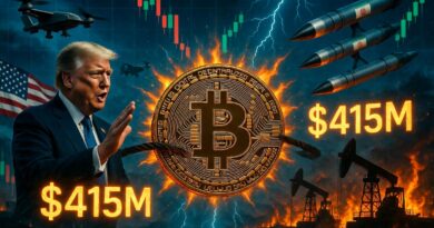 Trump Iran crisis triggers 415M crypto liquidation whipsaw with Bitcoin caught between military escalation and diplomatic pause