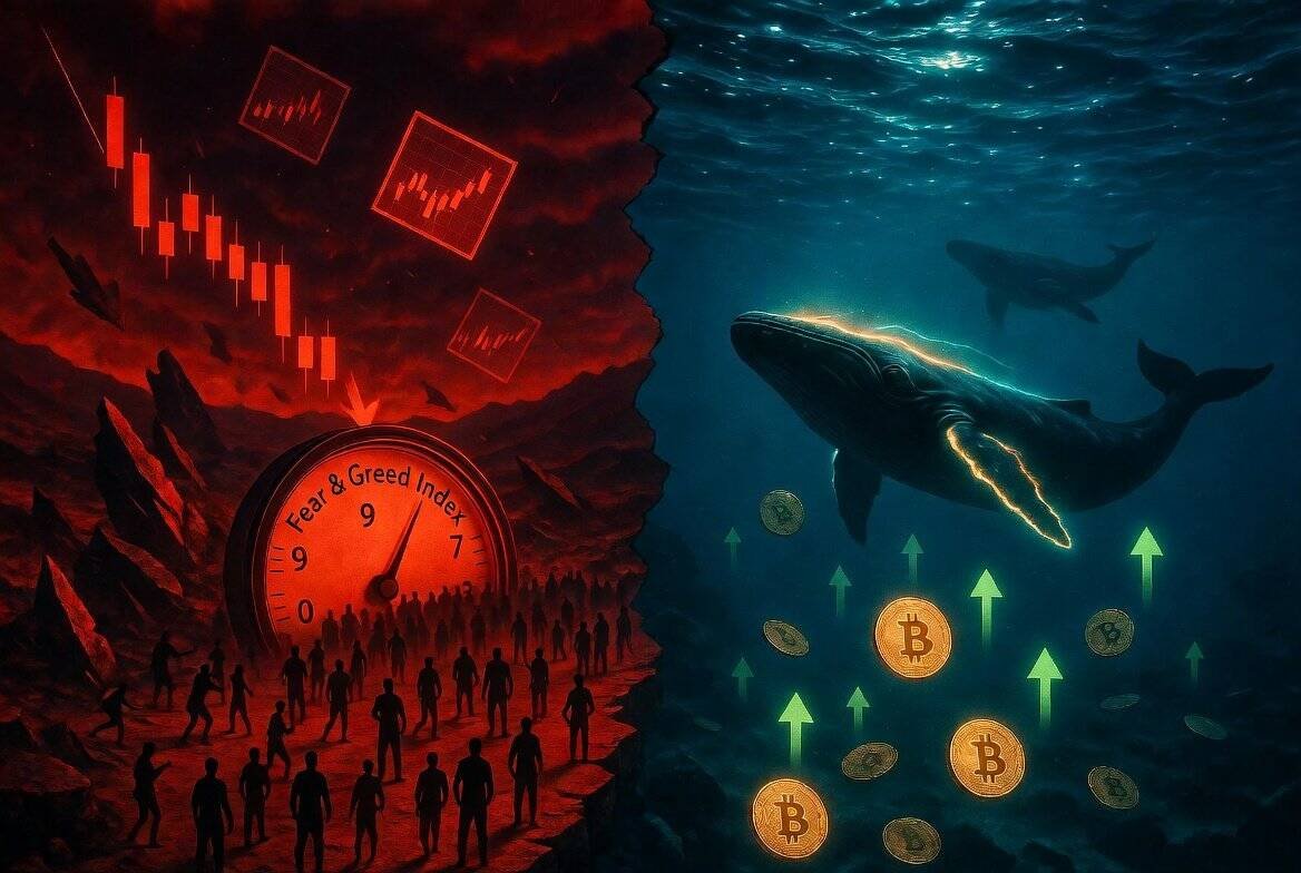 Week in Crypto March 23-29 2026 - fear versus accumulation divergence visualization