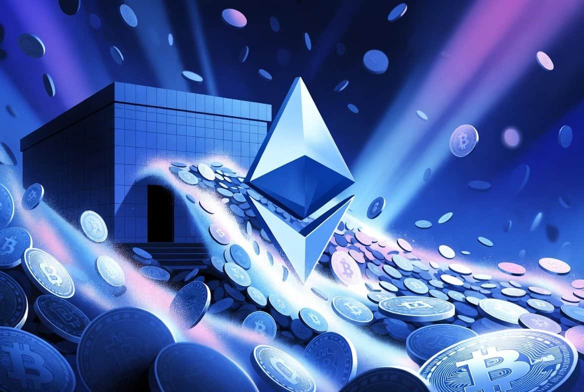 Ethereum price analysis illustration showing ETH digital asset with exchange outflow theme, March 30 2026