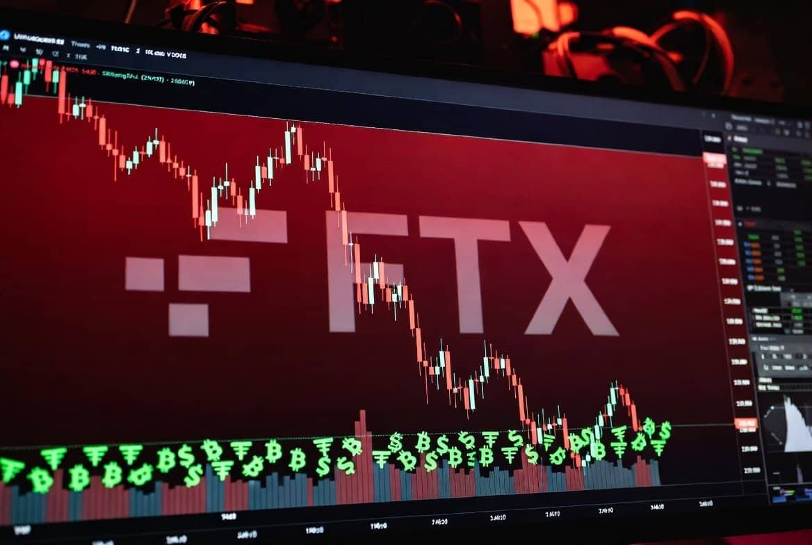Bitcoin price chart with FTX collapse comparison - capitulation signals in March 2026
