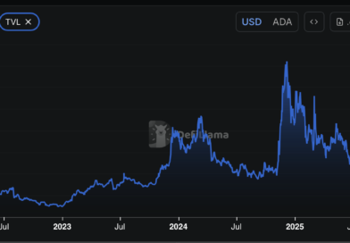 Cardano ADA price chart from CoinGecko showing ATH and current price