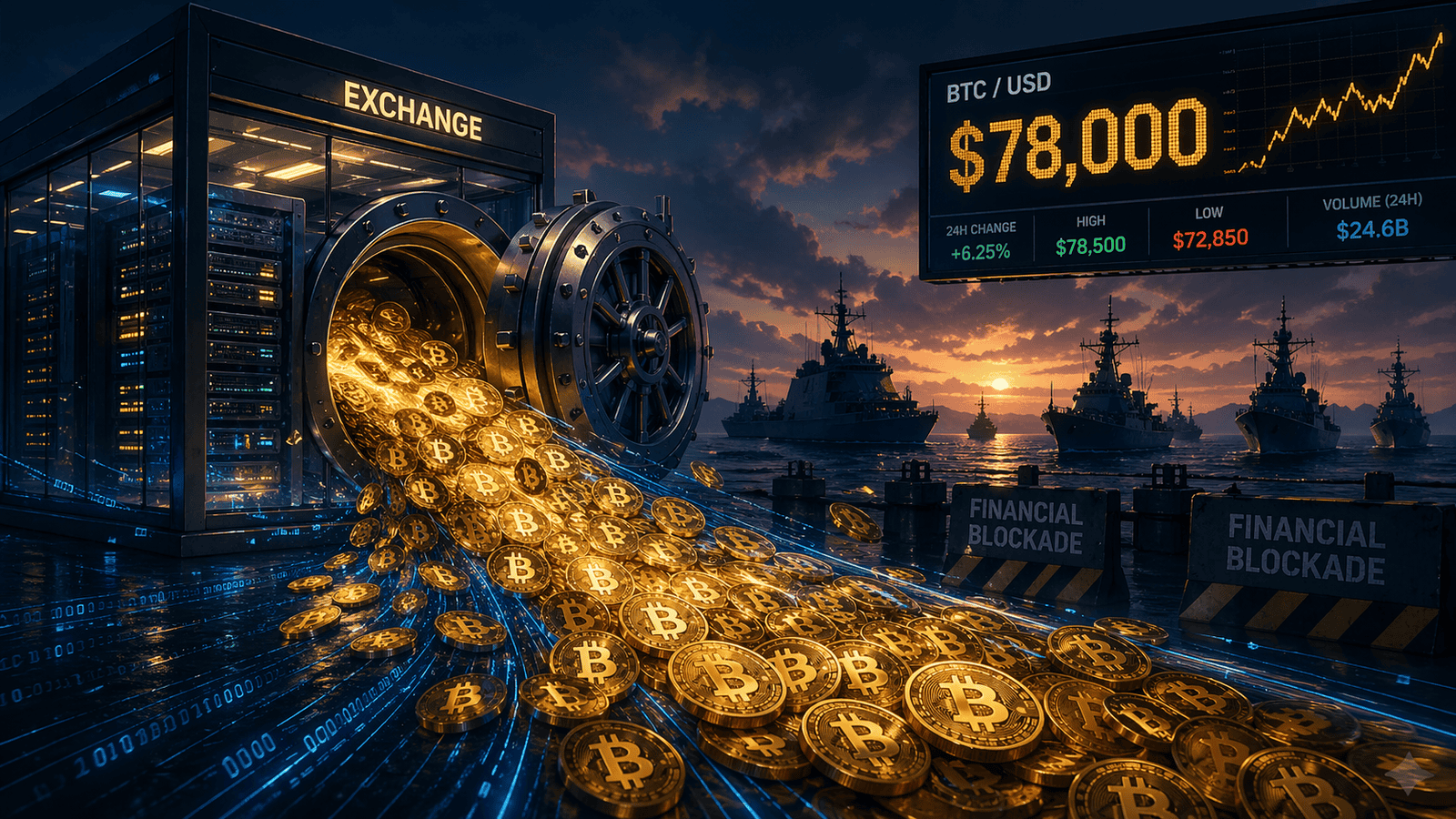 Bitcoin Price Analysis 464M Exited Exchanges At 78K Before Trump 