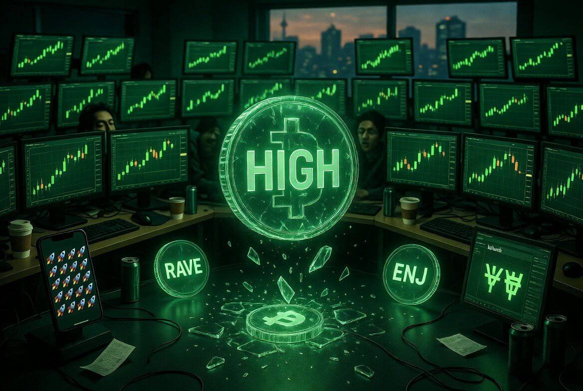 Highstreet HIGH token leverage-driven rally illustration