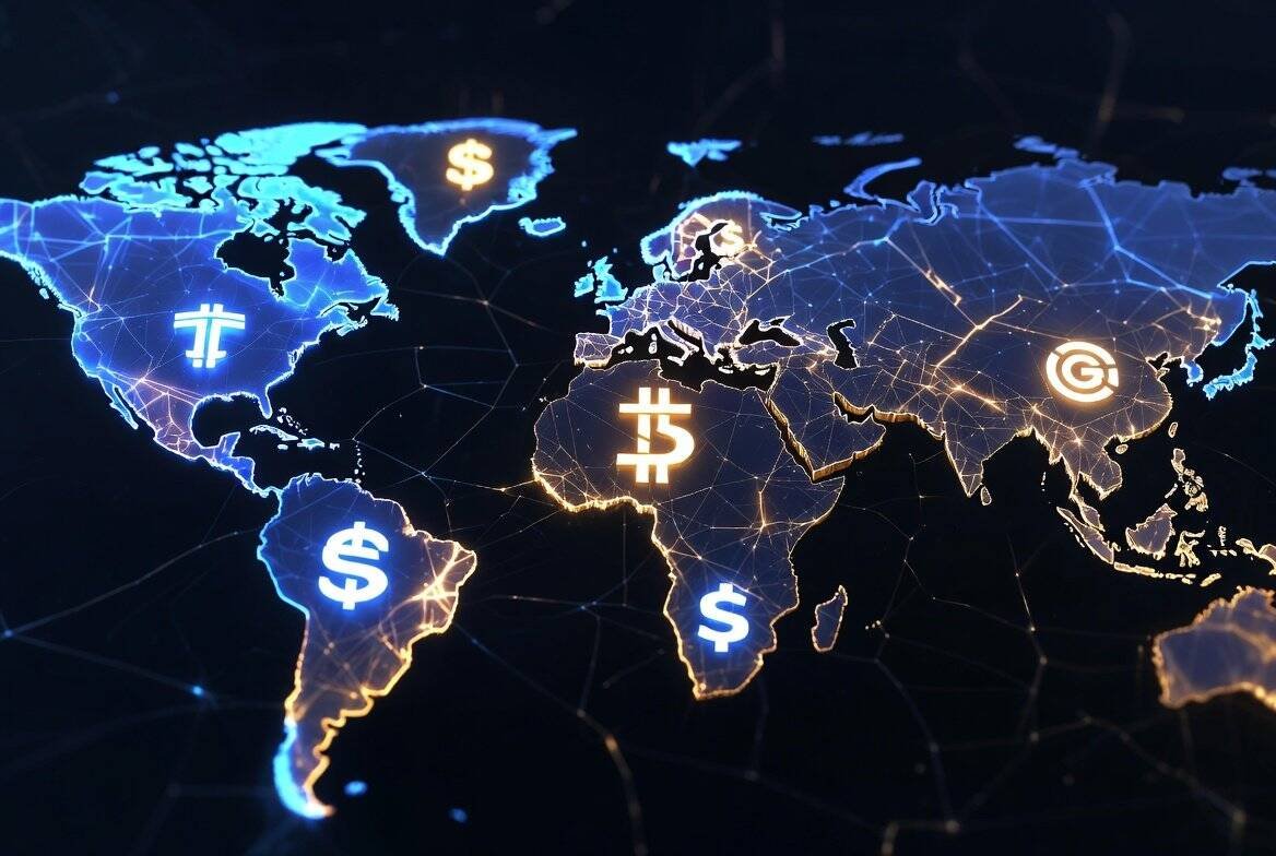 Stablecoin market fragmentation 2026 - USDC USD1 USDT competition