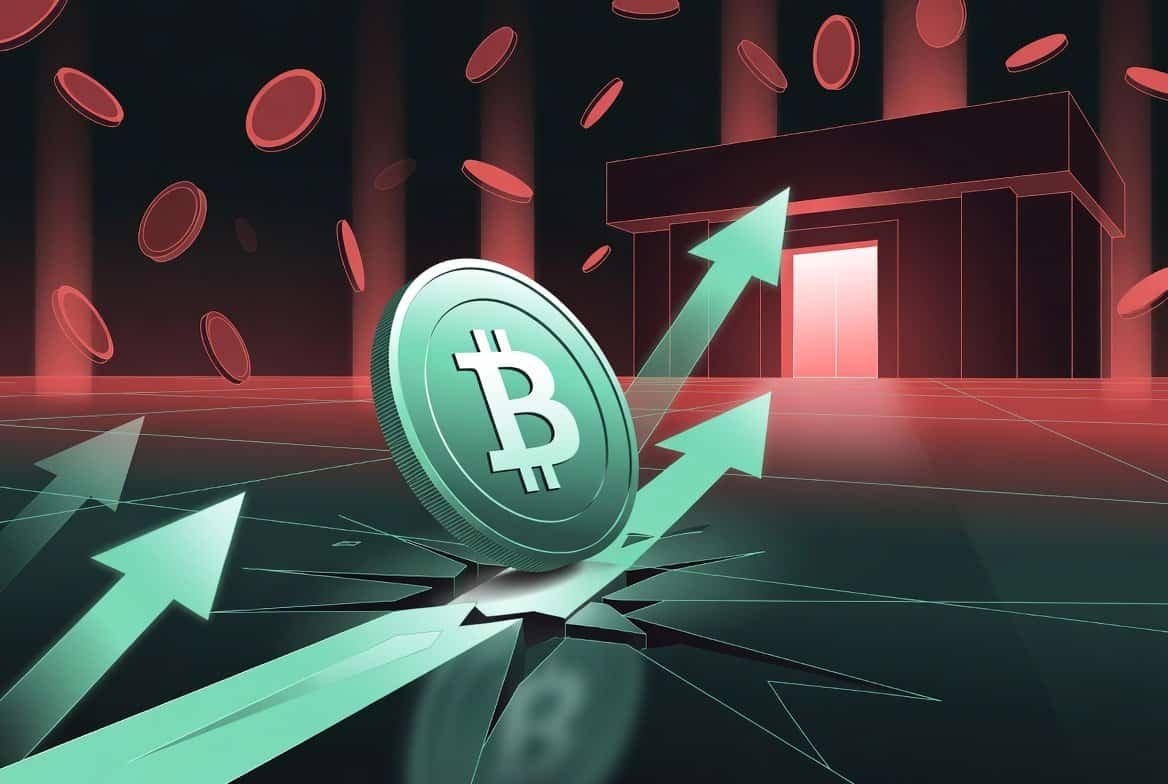 Bitcoin Q2 2026 price bounce with exchange inflow pressure